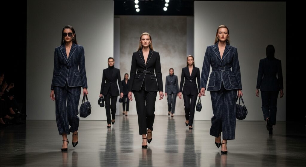 High-fashion editorial scene for 2026