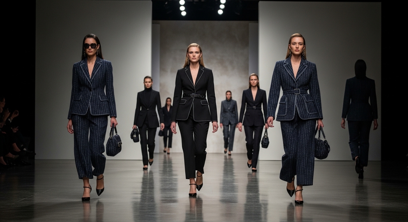 High-fashion editorial scene for 2026